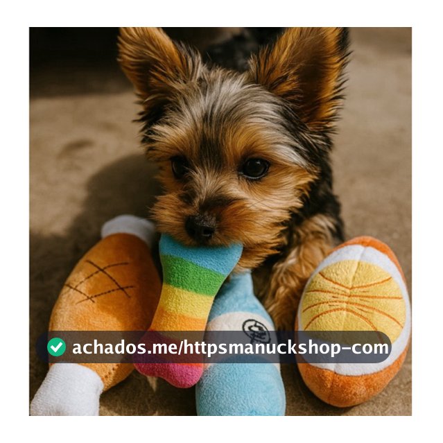 Kit 3 Pelúcia Brinquedo Para Pet Mordedor Antiestresse Com Barulho Apito Cachorro Gato Coloridas