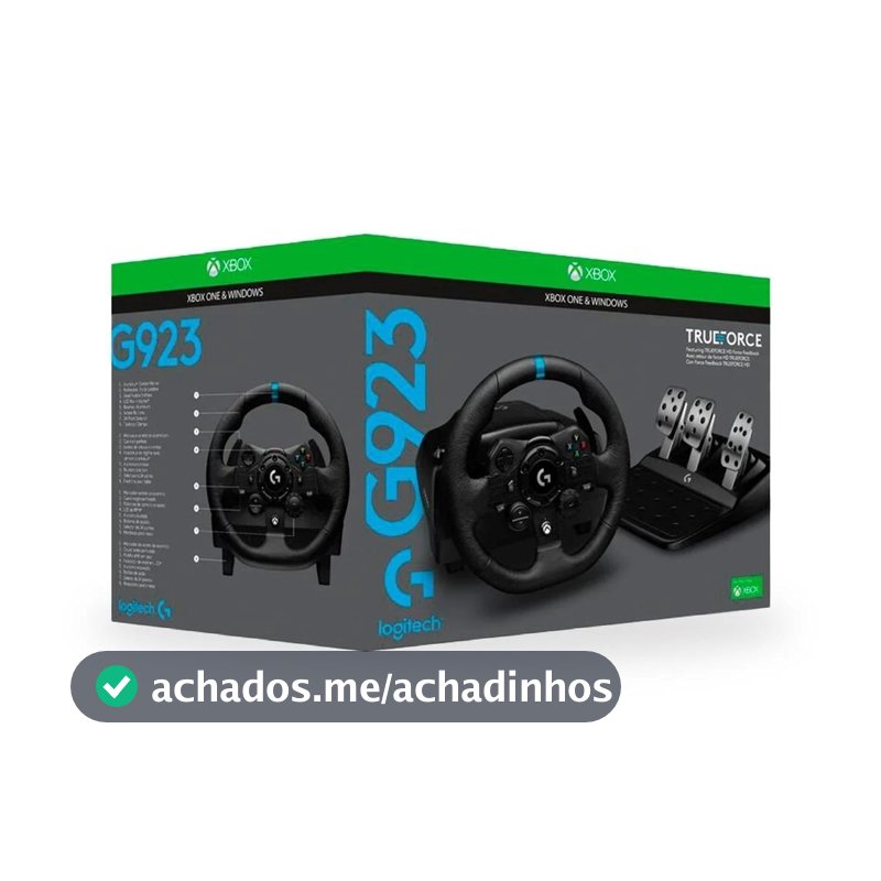 Volante Logitech G923 para Xbox e PC Gamer Simulador de Corrida Original