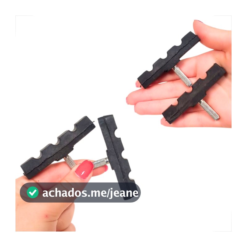 2 Par Sapata Freio Bicicleta Bike V-Brake Orbital 70Mm Borracha Freio Bicicleta
