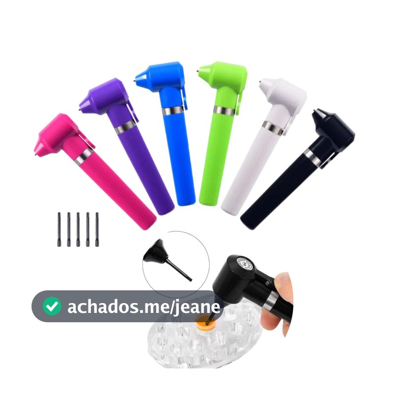Mixer Misturador de Henna e Pigmentos Profissional Prático e Eficiente Acompanha 5 Hastes