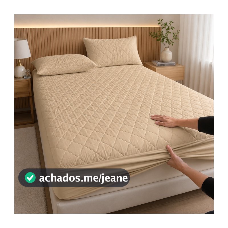 Capa de Colchão Impermeável Vários Tamanhos Cama Box Protetor Impermeável