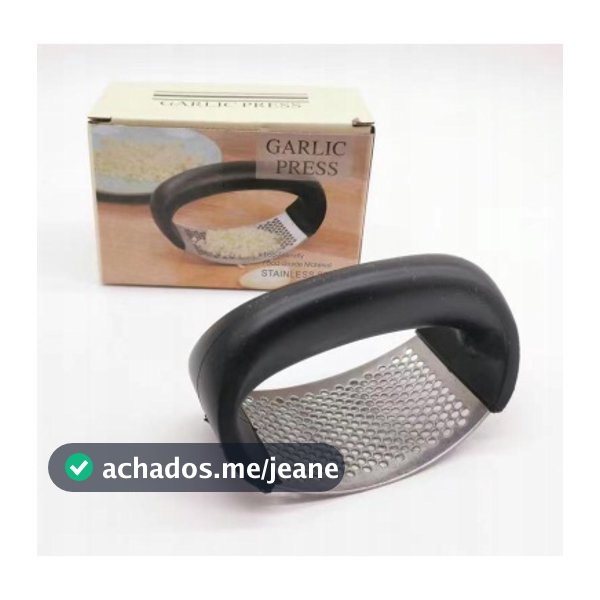 Espremedor Amassador de Alho em Aço