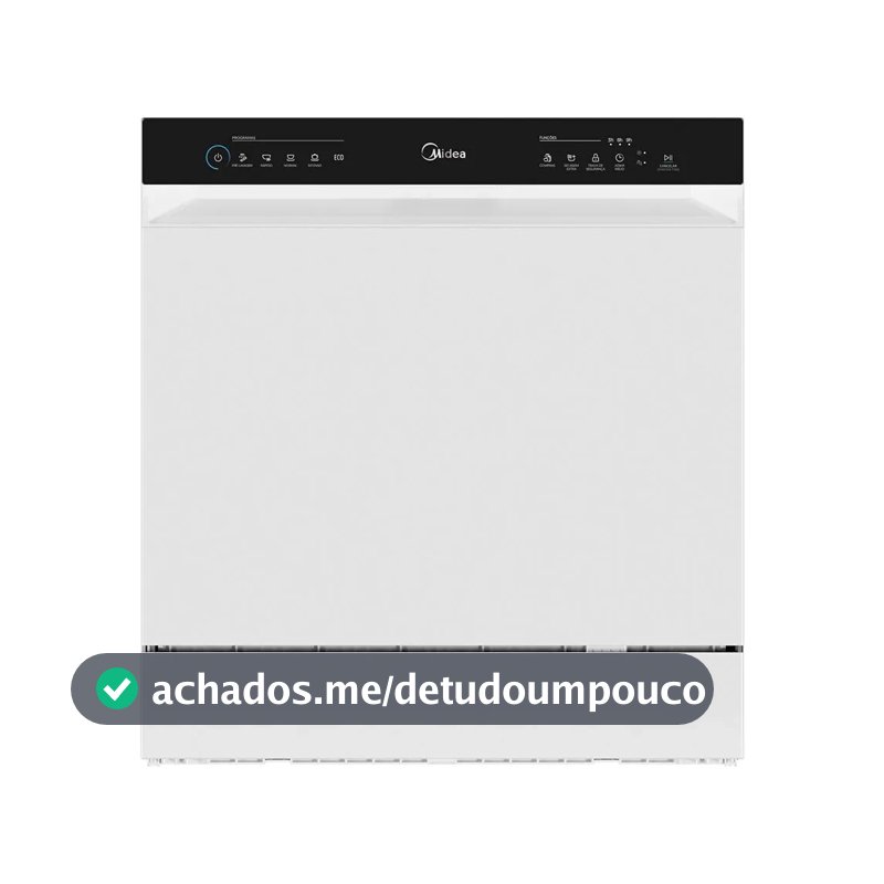 Lava Louças 8 Serviços Branca Touch Plus Midea