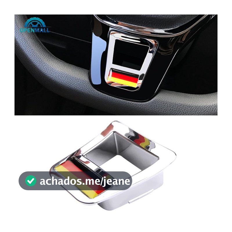 OPENMALL Adesivo De Acabamento Da Tampa Do Volante Interior Carro Para Volkswagen GOLF 7 GTi MK7 POLO 2014 2015 Passat B