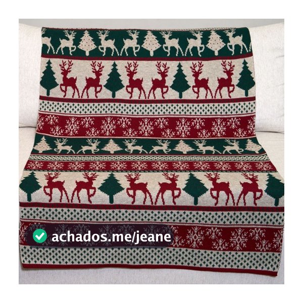 Manta de Inverno Temática Natalina Aconchegante para Decoração Festiva - 40079