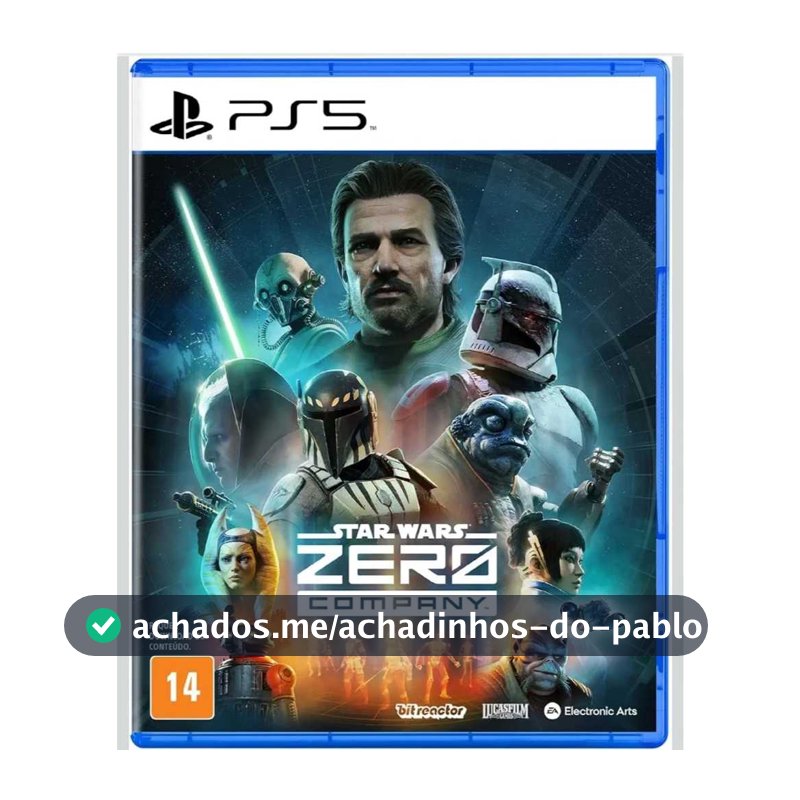 Star Wars Zero Company Ps5 Mídia Física Nacional Lacrado