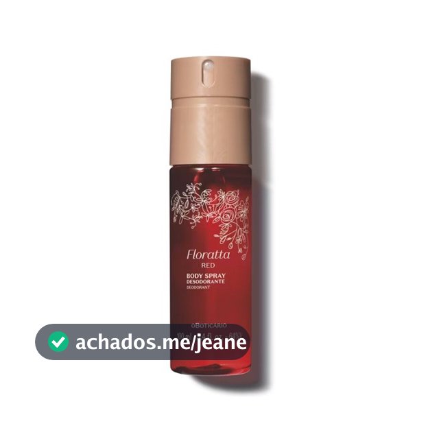 Body Spray Floratta Red 100ml (O Boticário)