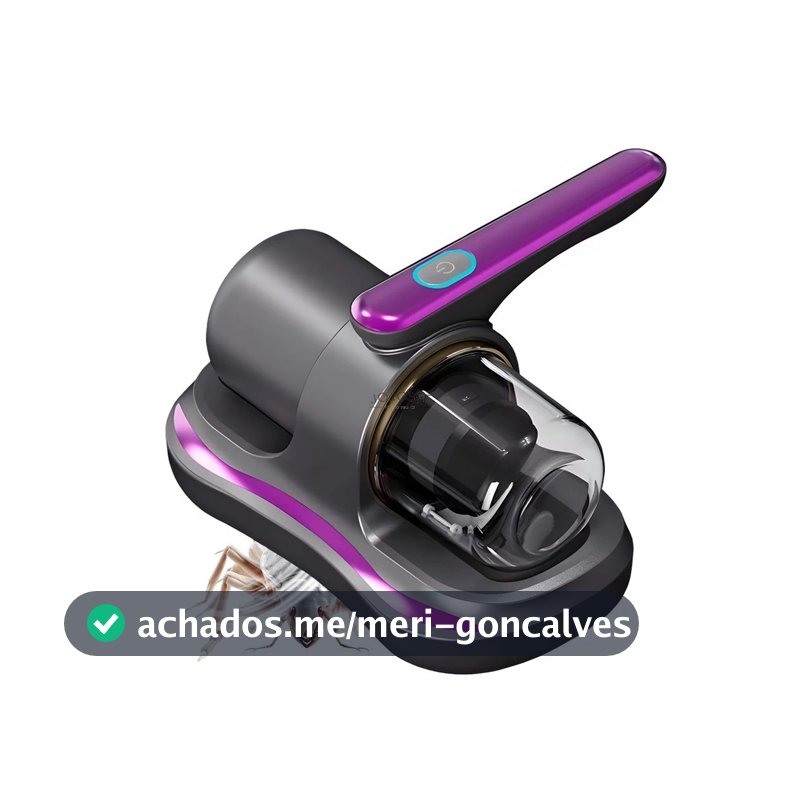 Aspirador Removedor de Ácaros Colchão Sofá Elétrico Esterilizador UV 5V 100W Potência Portátil