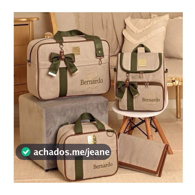 Kit Bolsas de Maternidade Personalizadas Premium | Enxoval de Bebé Impermeável