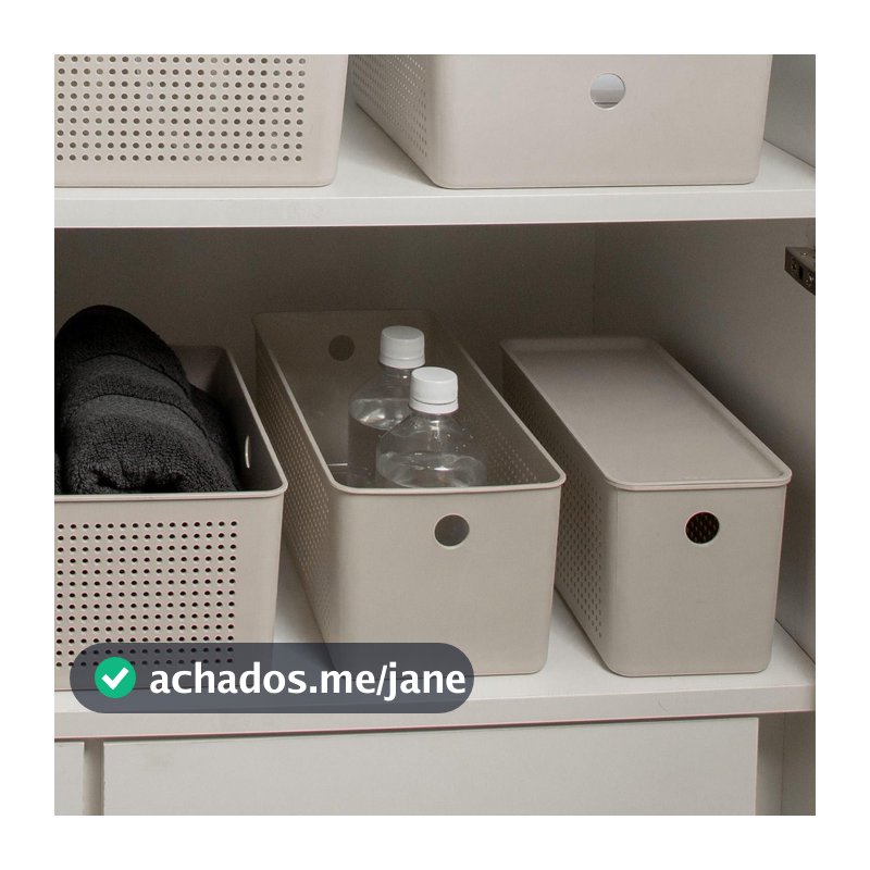 Cesto organizador Ou 4,2 Litros Linha Flow