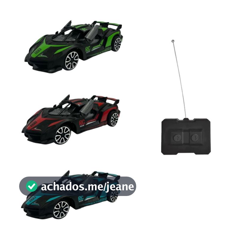 Carrinho de Controle Remoto Sem fio Esportivo Competição Ferrari Lamborghini Bugati Velocidade