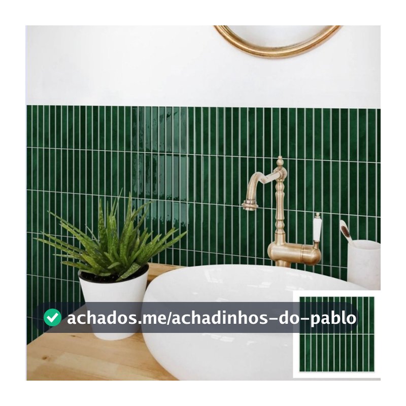 Placas Adesivas  Parede Autocolante 3D Porcelanato 30 cm x 30 cm