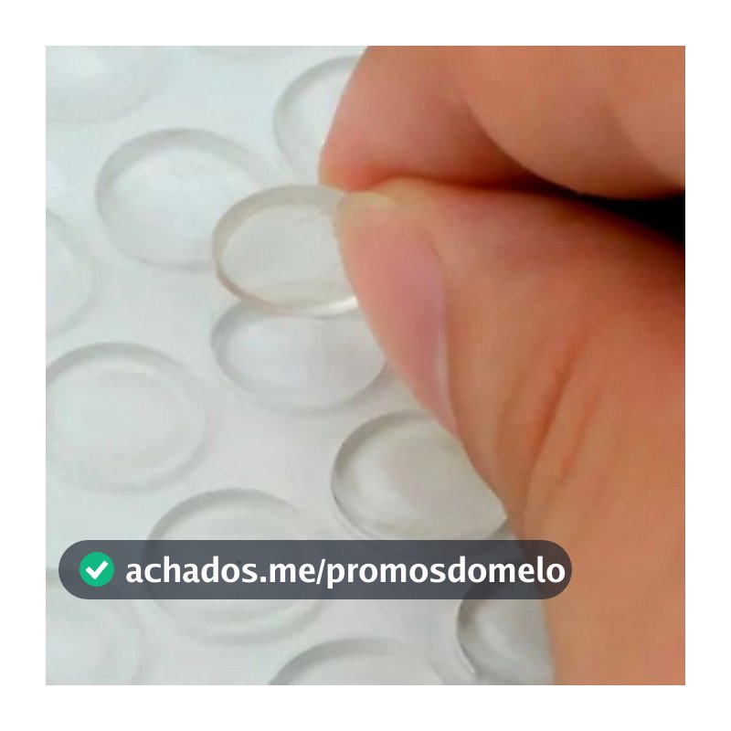 Protetor Protetores 20 Ou 12 Unidades Adesivo Silicone Anti-Impacto Transparente Redondo Clink
