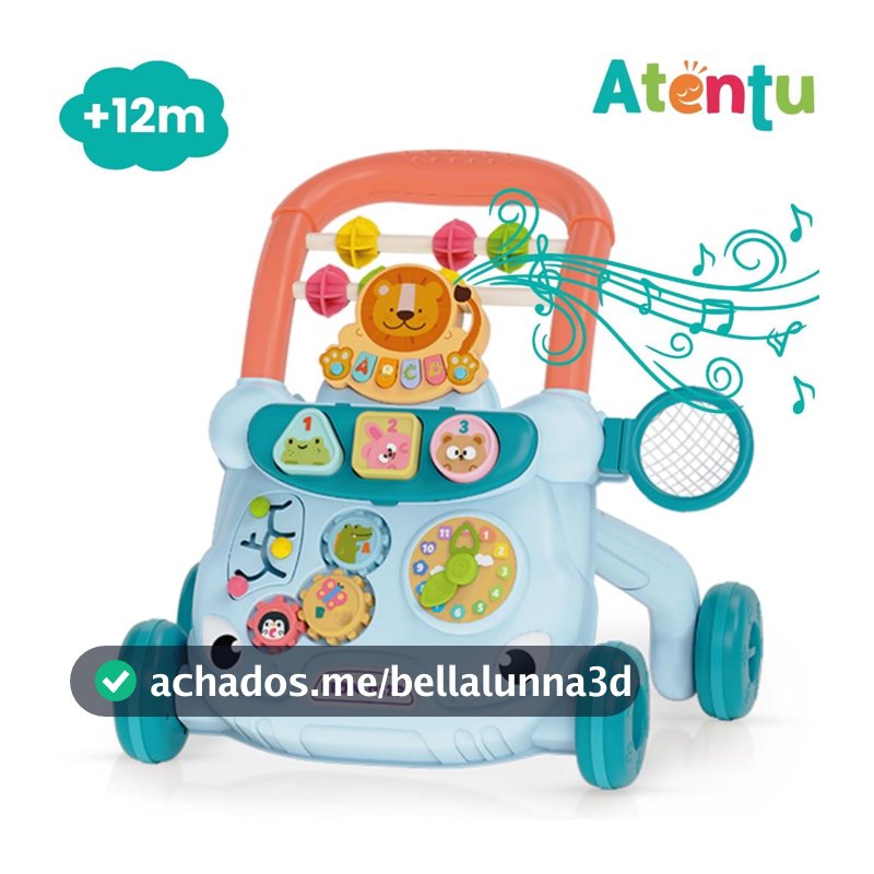 Andador de Bebê Educativo Musical Atividades Infantil Didático