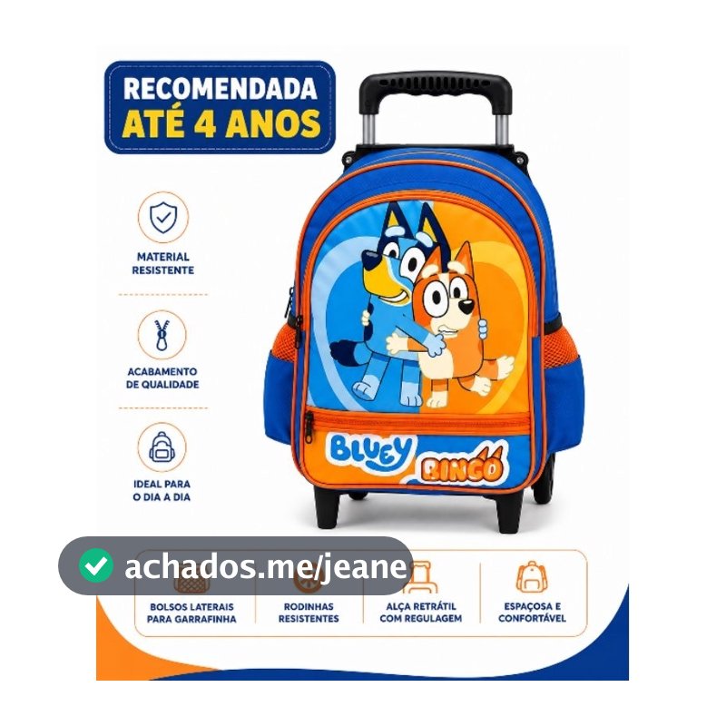 Mochila Escolar Infantil Pequena Com Rodinha Meninos E Meninas