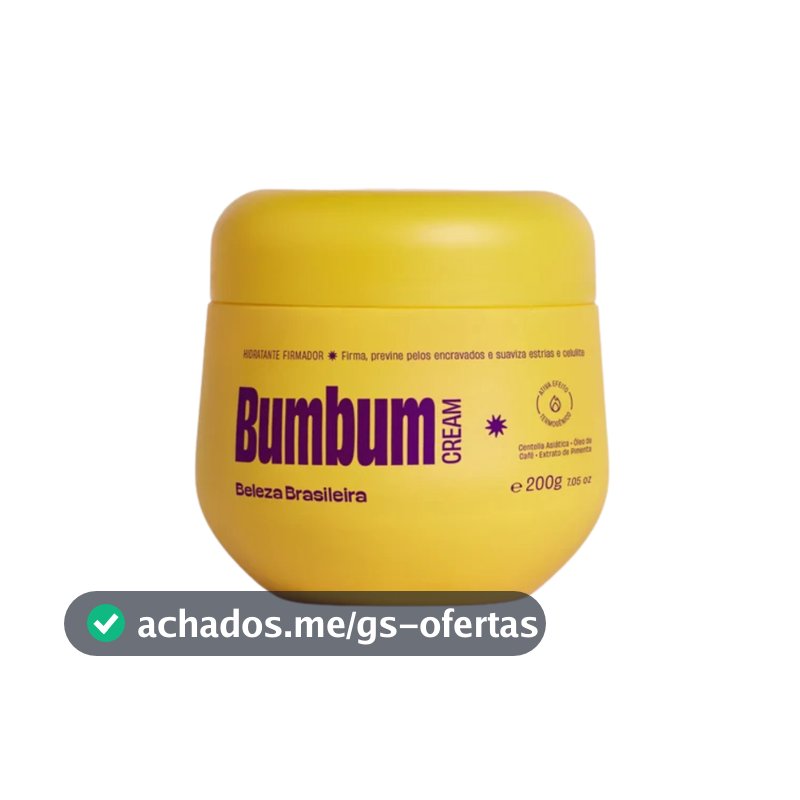 Bumbum Cream 200g - Creme Corporal - Beleza Brasileira 100% Original