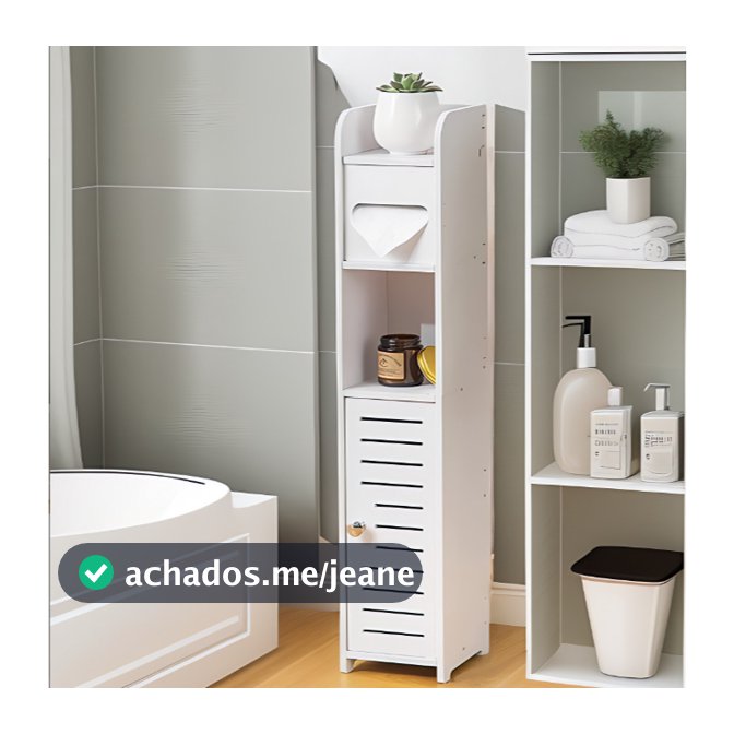 Armário Multiuso à Prova d'Água - Armazenamento para Banheiro Quarto Sala Prateleira Lavanda