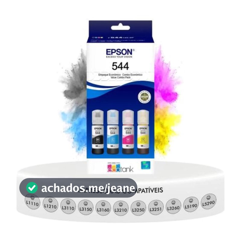 Produto Kit 4 Tinta Para 5 4 4 Preta Original L 3 1 10 L 3 150 L 3 250. Novo Lacrado, Promoçao.