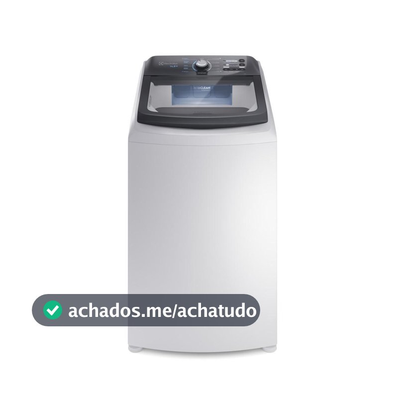 Máquina de Lavar Electrolux 14,5kg Efficient com Cesto Inox e Jet&Clean Branca LEE15