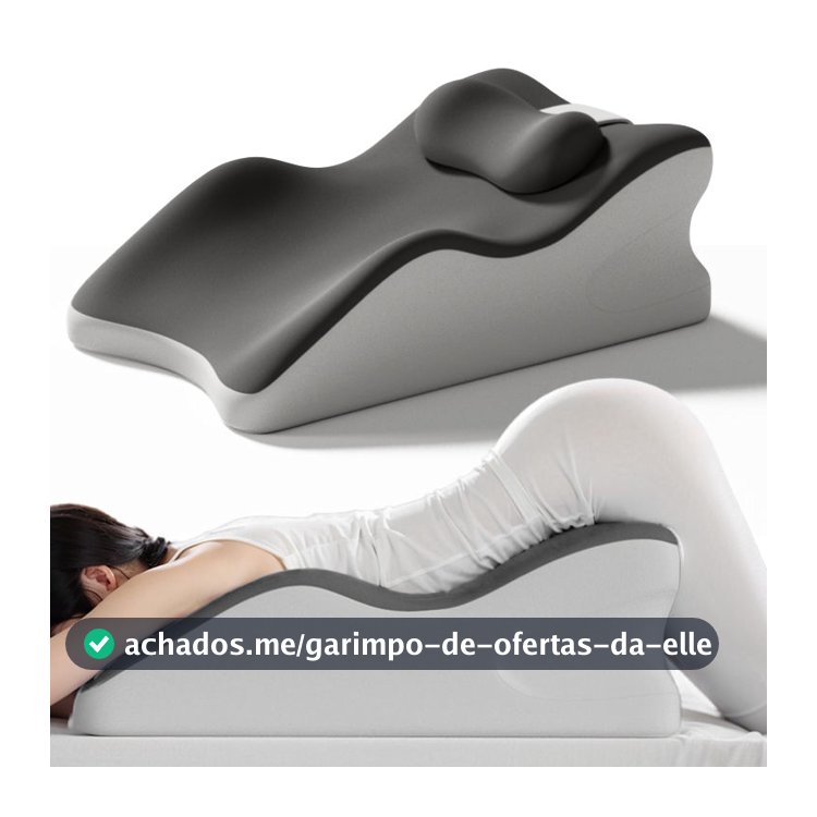 Travesseiro de dormir multifuncional, Design ergonômico, alívio do estômago, ácido, refluxo, casal, gravidez, espuma de