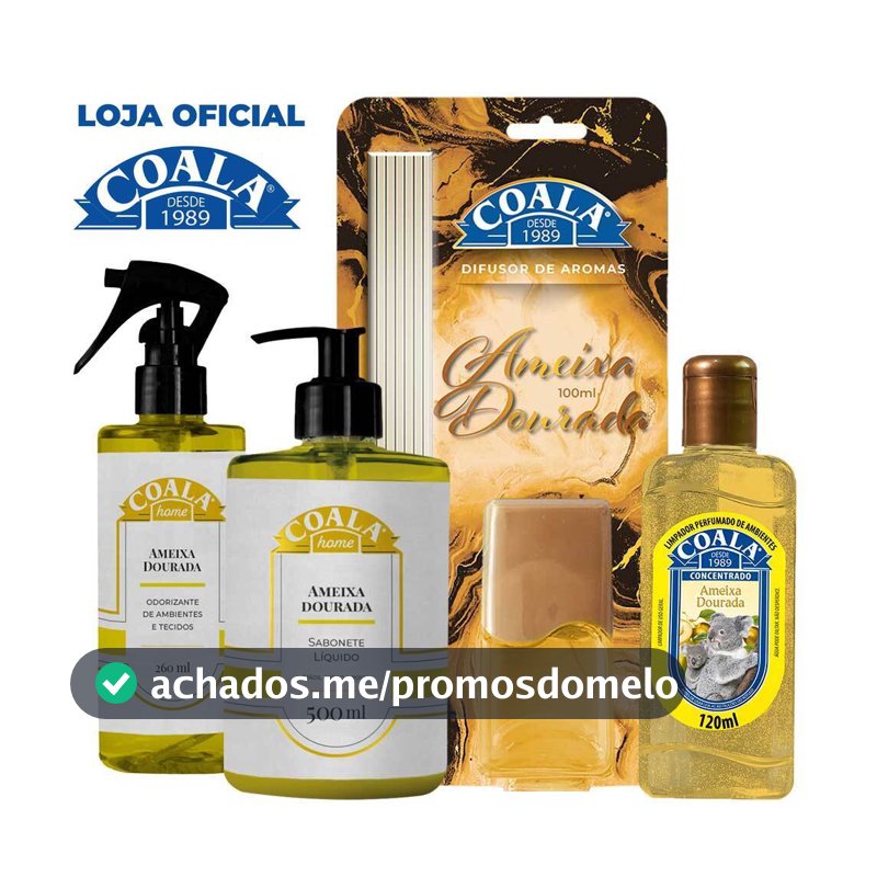 Kit Coala Home Ameixa Dourada