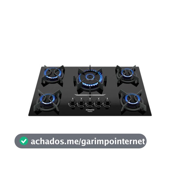 Cooktop Itaplus 5 Bocas Tripla Chama Itatiaia
