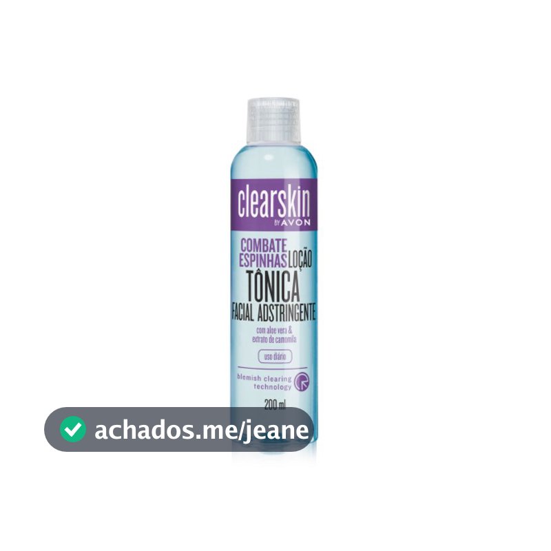 Clearskin Loção Tônica Facial Adstringente 200ml