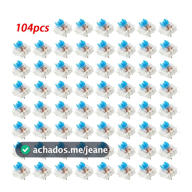 Interruptores De Teclado Mecânico Clicky & Tátil , Lineares Universais Com design À Prova De Poeira , Personalizáveis E