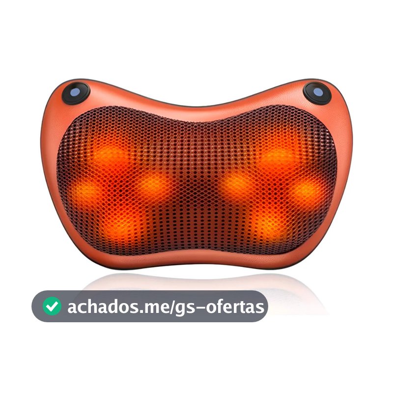 Almofada Massageadora Shiatsu com Aquecimento