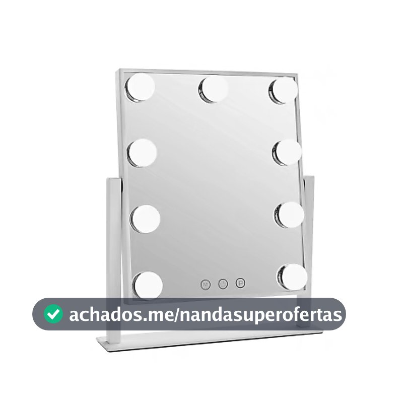 Espelho Maquiagem 9 Led Grande Espelho De Alta Definição