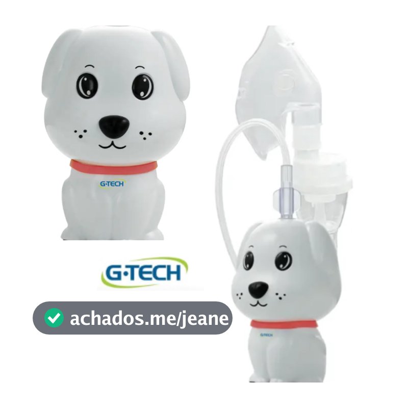 Inalador Nebulizador Infantil G-Tech DCDOG1 – Diversão e Saúde em Cada Respiração! 🌟