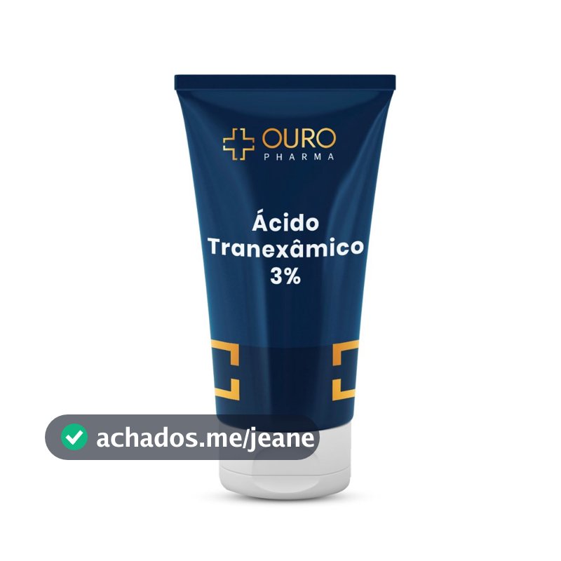 Ácido Tranexâmico 3% Creme anti manchas Melasma