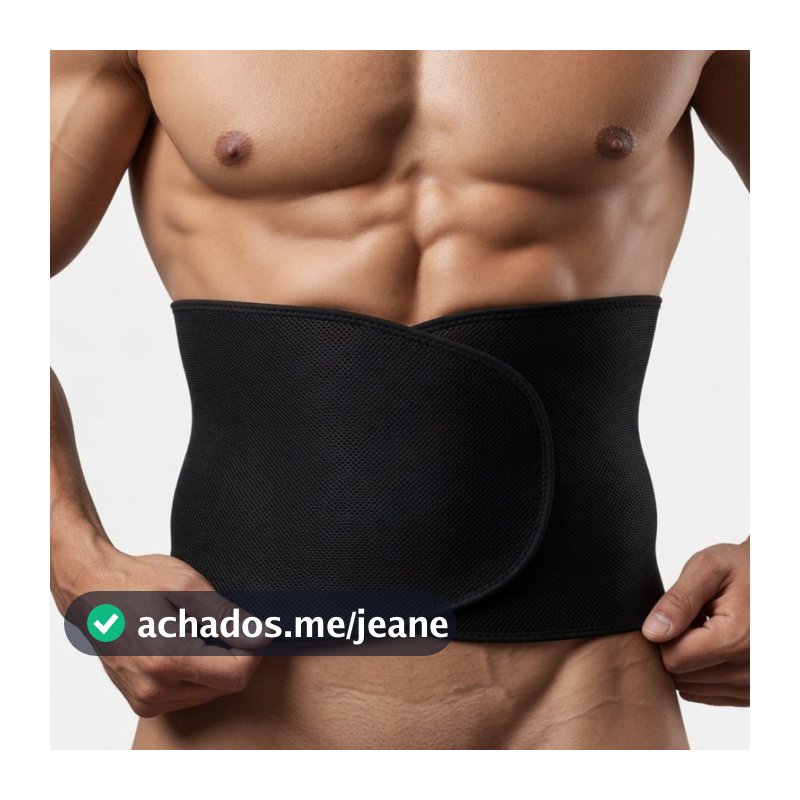 LIGHT Cinta Faixa Abdominal Lombar Unissex Alta Compressão Térmica Postura Treino