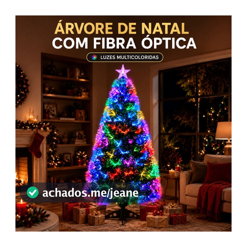Árvore de natal fibra ótica Bivolt 90cm/120CM/160cm/180cm