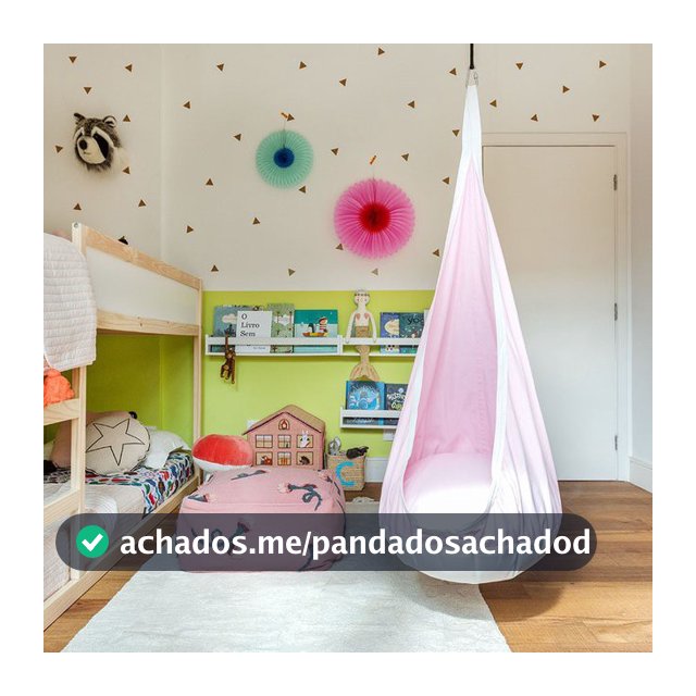 Balanço Sensorial balanço de Teto Infantil Ninho Rosa bb