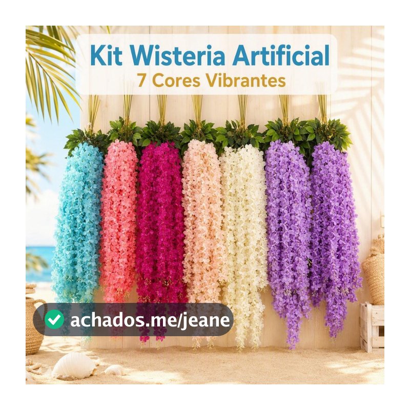 24 Pcs Galhos Flor Cereieira Artificial Grande Pendente Corrente Ramos Decoracao Branco Amarelo Roxo Vermelho