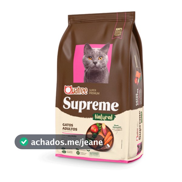 Ração Quatree Supreme Gato Adulto Salmão 10,1 kg