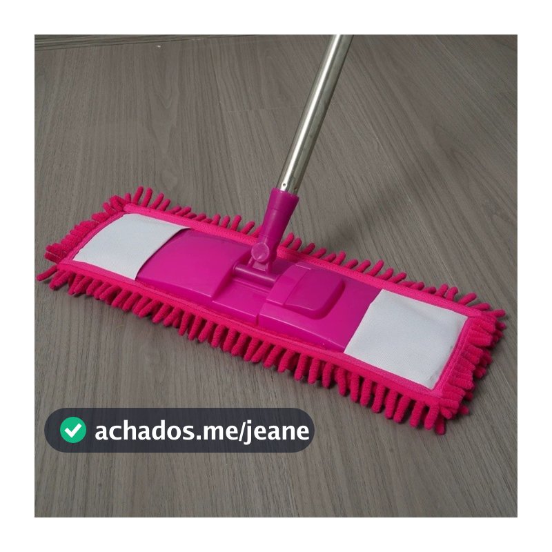 Mop Multiuso de Microfibra, Vassoura e Rodo para Pisos e Tira Pó