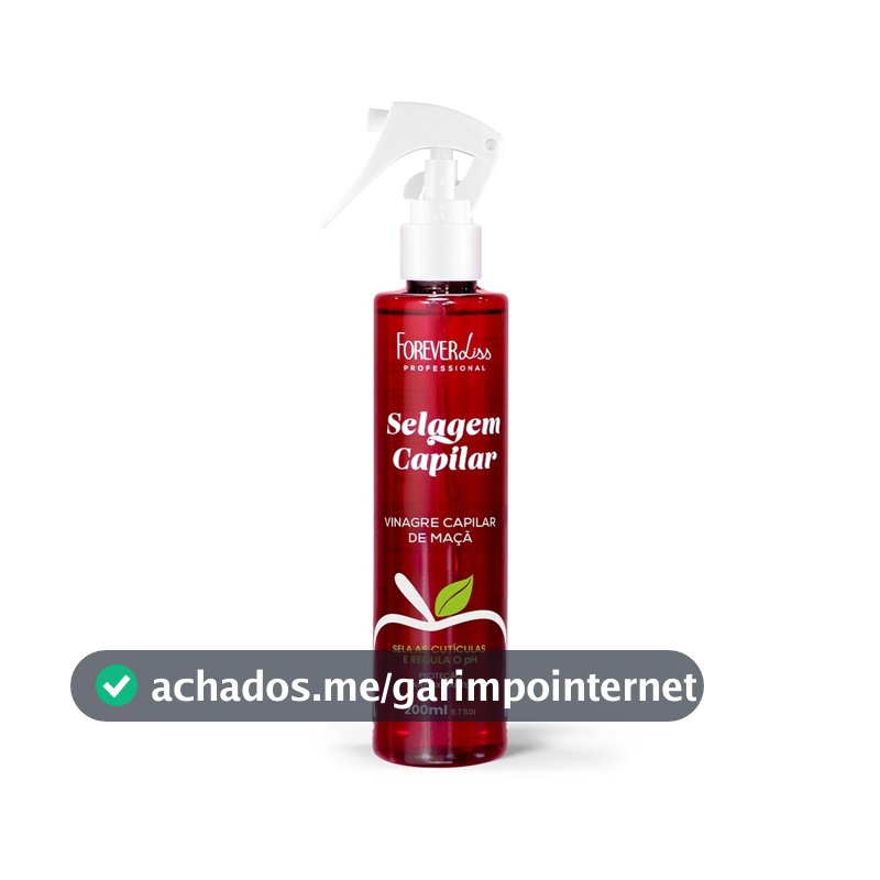 Acidificante Vinagre Capilar de Maçã Forever Liss 200ml