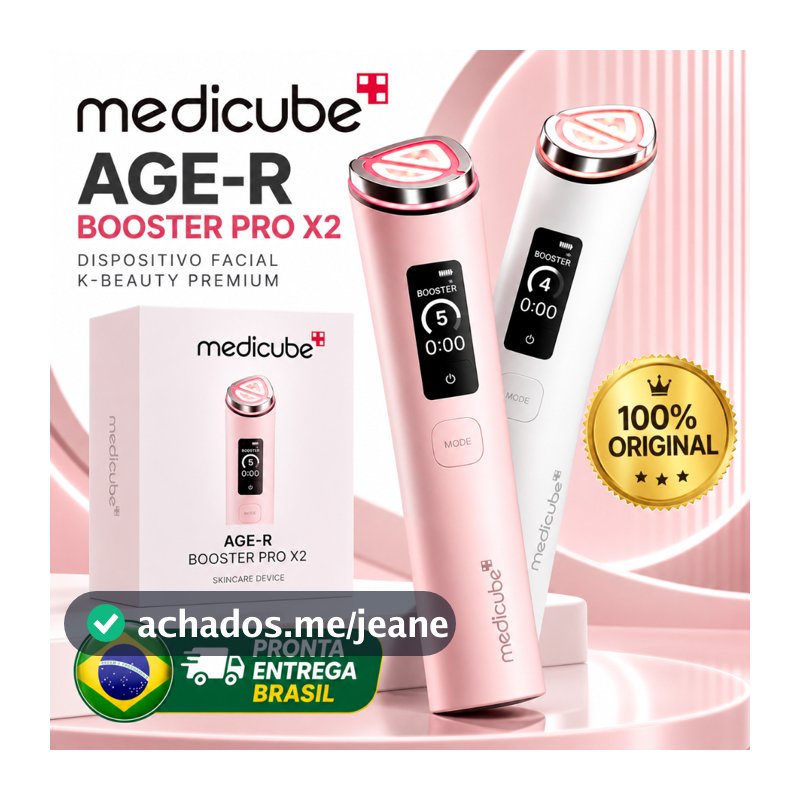 Medicube Age-r Booster Pro X2  Rejuvenescedor Cuidado Facial Toda Pele Dia/Noite Coreano Original