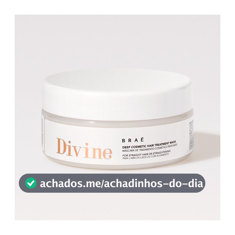 Máscara Braé Divine Antifrizz Nutrição 200g