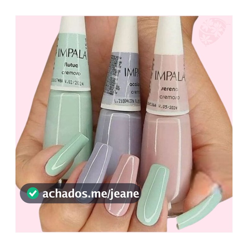 Kit Esmalte Impala Flutua , Acalanto e Serena c/3