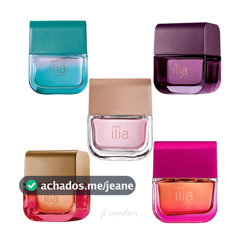 Ilía Natura 50ml: Tradicional, Segreto, Completa, Laços, Plena