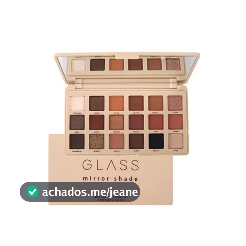 Paleta de Sombra Glass Mirror Shade 18 Cores - Ruby Rose