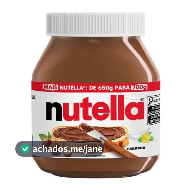 Nutella Creme de Avelã 700g