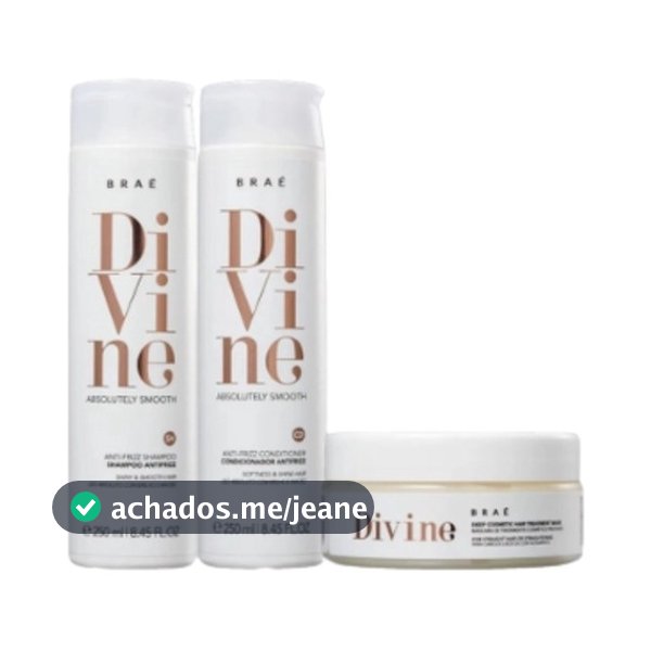 Braé Divine Kit Shampoo + Condicionador + Máscara