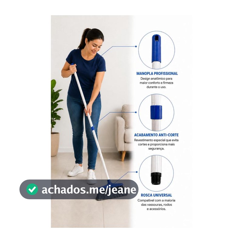 Cabo em alumínio combinado até 4 metros (LER ANÚNCIO)