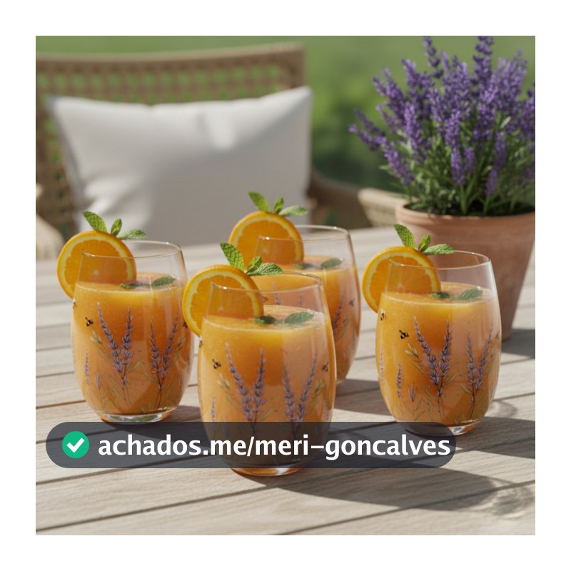 Jogo 4 Copos Longos Redondos 465ml para Drink Água e Suco Mesa Posta Elegante
