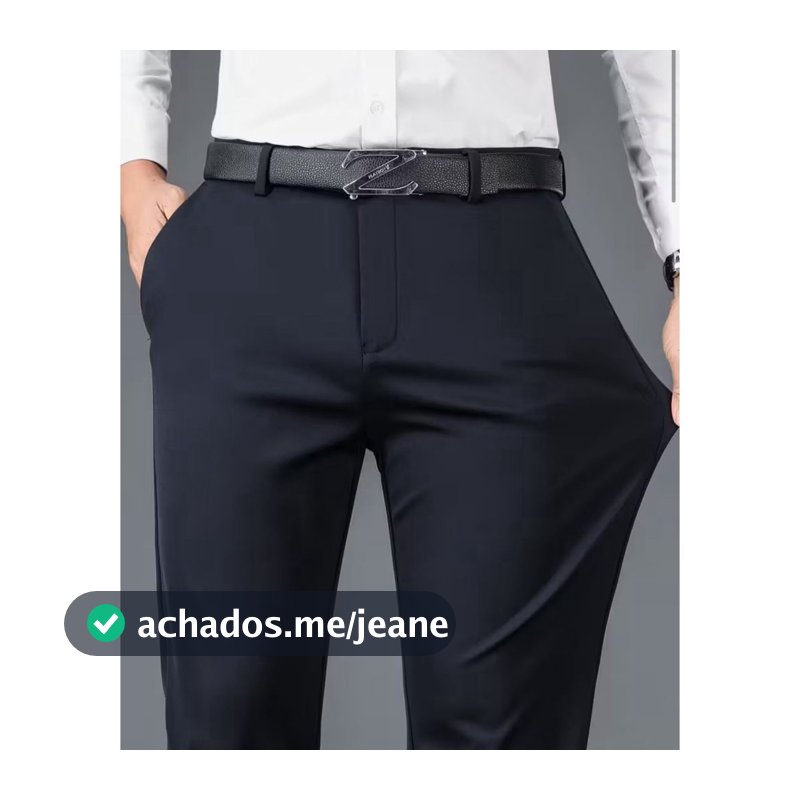 Calça Social Seda Gelada Alta Elasticidade Confortavel
