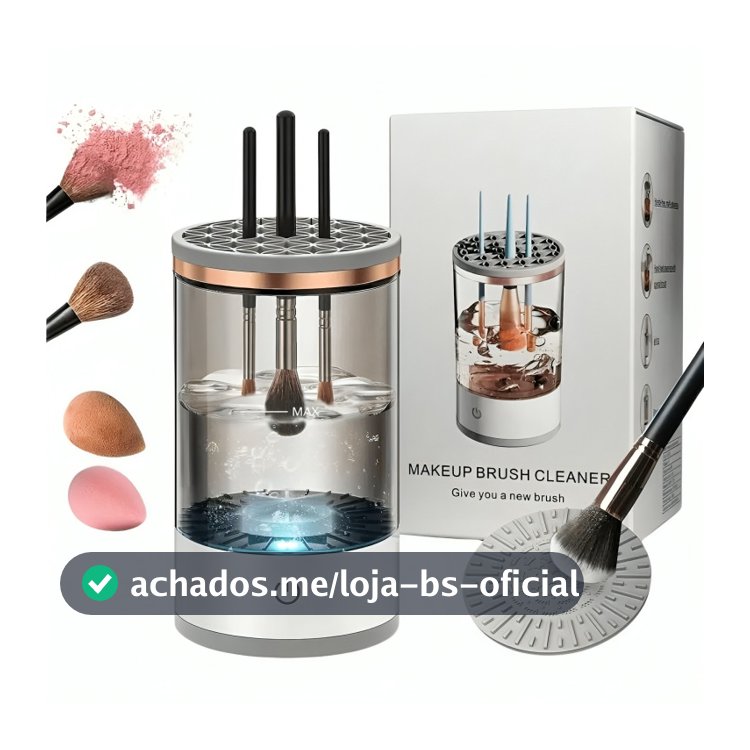 Limpador de Pincel Maquiagem Secador USB Limpador de Pincéis De Maquiagem Elétrico Automático Porta Pincéis Maquiagem